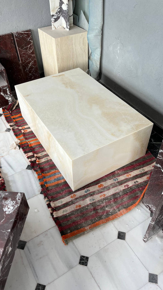 Onyx Küp Sehpa 110x70x35 - Gönderime Hazır!