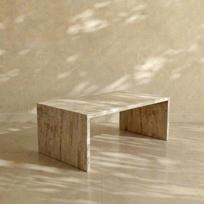 Traverten Orta Sehpa, 100x60 h40