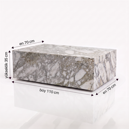 Calacatta Green Mermer Orta Sehpa 5